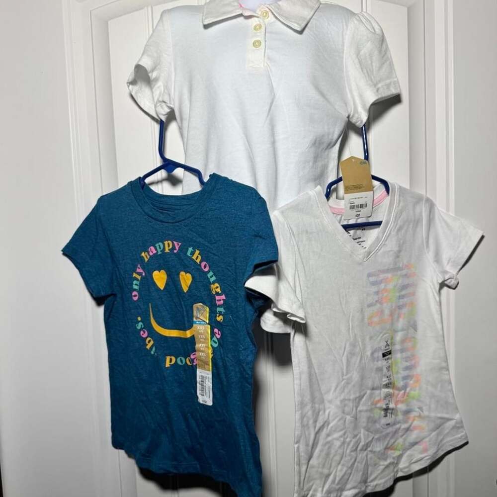 Xersion / Thereabouts Girls 3 Piece Shirt Bundle Size XXS 4/5